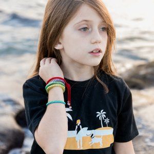 Fetch The Sun Girl's Surf T-Shirt | Black, Summer Clothes, Dog Lover Tee